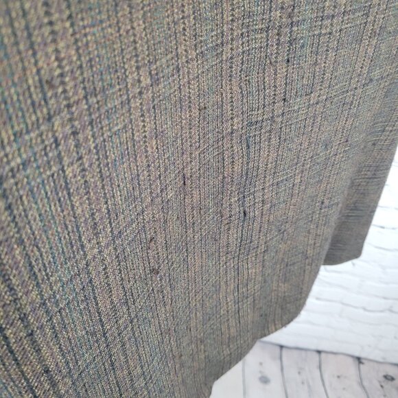 Oscar De La Renta Brown 100% Lambswool 2 Button Blazer Sport Coat Size 48R - Picture 4 of 16